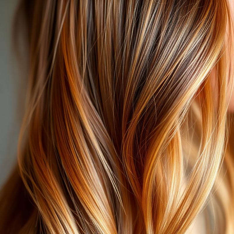 Barvení balayage