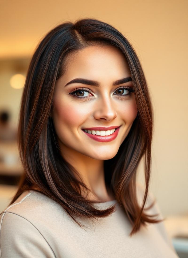 Spokojená klientka